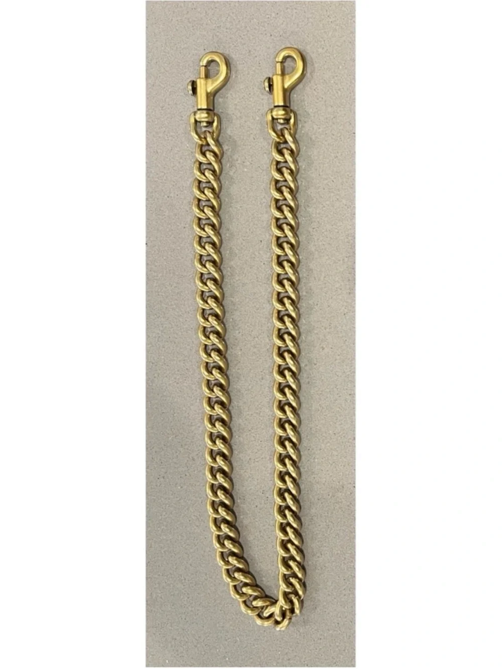 Coach Brass Colored Chain Strap!